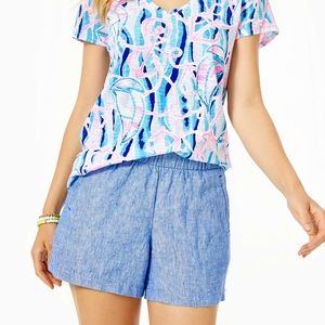 Lilly Pulitzer Lilo Linen Shorts